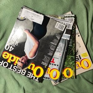 NEW MAGAZINES (4) OUTSIDE NEVER READ